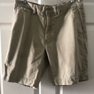 Polo Khaki men’s short- flat front